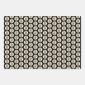 ボクサー絵画ズ – かわいいオリジナルドッグアート ラッピングペーパーシート (正面3)