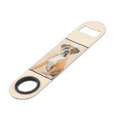 ボクサー絵画ドッグのオリジナル動物芸術 スピード栓抜き (裏面アングル)