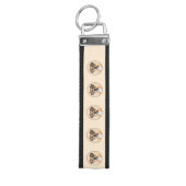 ボクサー絵画ドッグのオリジナル動物芸術 リストバンドキーホルダー (鍵トップ)