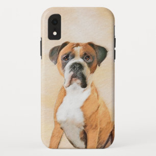 ボクサー絵画ドッグのオリジナル動物芸術 iPhone XRケース