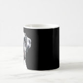ボクサー美しい:タイムレス犬チャーム コーヒーマグカップ (中央)