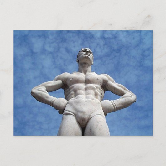 ボクサー葉書 ポストカード (正面)