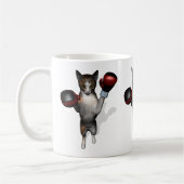 ボクサー虎猫 コーヒーマグカップ (左)