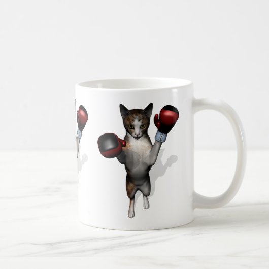 ボクサー虎猫 コーヒーマグカップ (右)