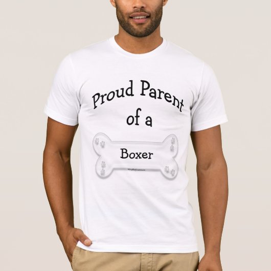 ボクサー誇りを持ったの親 Tシャツ (正面)