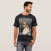 ボクサー誇りを持った犬のオーナー子犬 Tシャツ (正面フル)