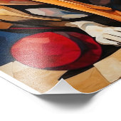 ボクサー調和: A Digital Ode to Kandinsky's Canine フォトプリント (角)