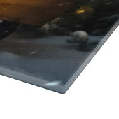 ボクサー雪そりクリスマスデコール カッティングボード (角)