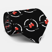 ボクサー食べボクシングスリープリピートスポーツファンことわざ ネクタイ (ロール)