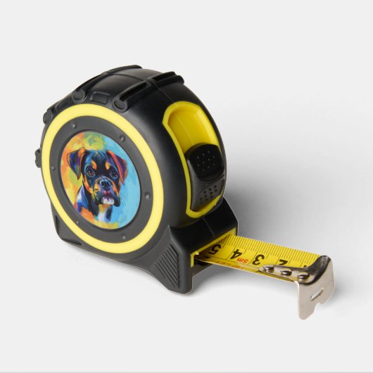 ボクサー鮮やか・ドッグのアートワーク メジャー (傾斜)