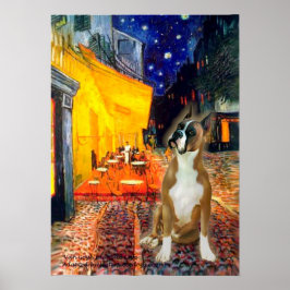 ボクサー1cr – テラスカフェ ポスター