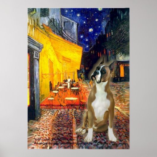 ボクサー1cr – テラスカフェ ポスター (正面)