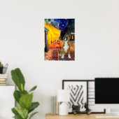 ボクサー1cr – テラスカフェ ポスター (ホームオフィス)