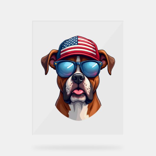 ボクサー7月4日 アクリルサイン (正面)