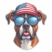 ボクサー7月4日 シール (正面)