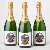 ボクサー7月4日 スパークリングワインラベル (ボトル)