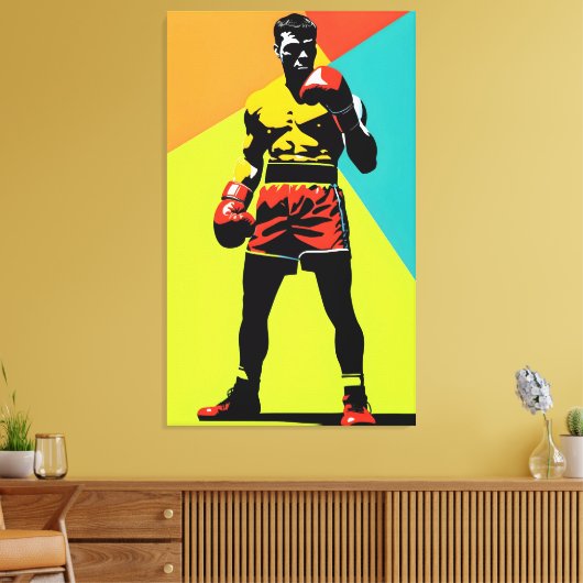 ボクサー キャンバスプリント (インサイチュ (リビング))