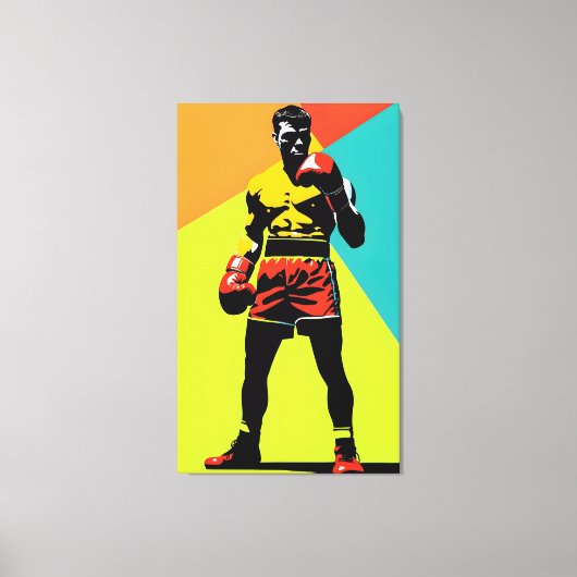 ボクサー キャンバスプリント (正面)
