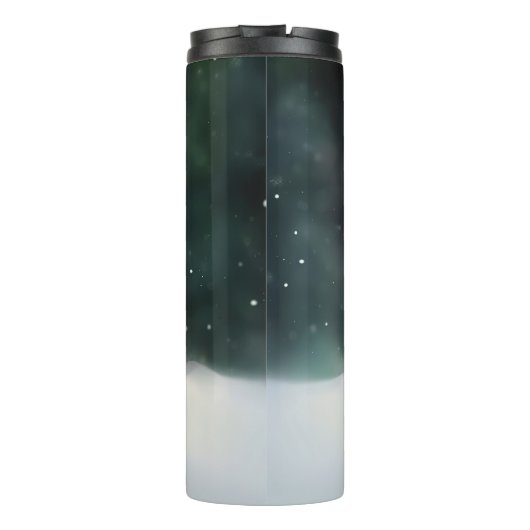 ボクサー・クリスマスの雪の冬 タンブラー (裏面)