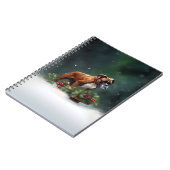 ボクサー・クリスマスの雪の冬 ノートブック (左側)