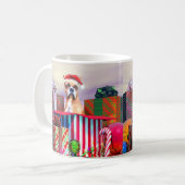 ボクサー・クリスマスサプライズ コーヒーマグカップ (正面左)