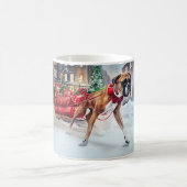 ボクサー クリスマス コーヒーマグカップ (中央)