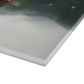 ボクサー クリスマス 雪 冬 カッティングボード (角)