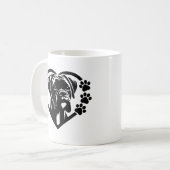 ボクサー コーヒーマグカップ (正面左)