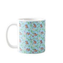 ボクサー コーヒーマグ 春の花柄 犬好きへのギフト