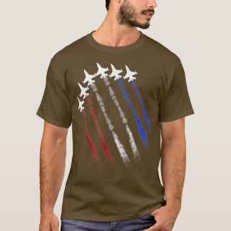 ボクサー・ジェット・アメリカ国旗のパトリオットHappy 4 Of Jul Tシャツ