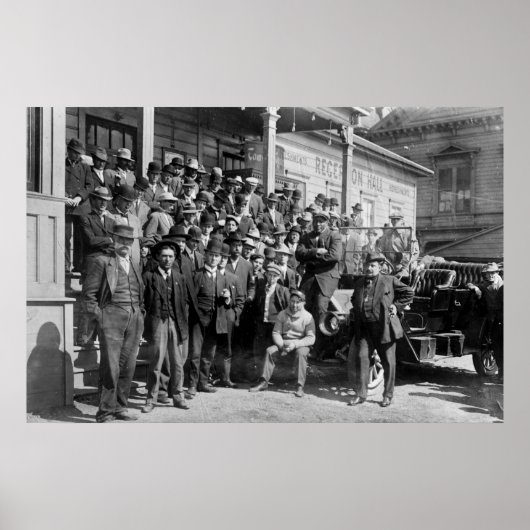 ボクサー・ジャック・ジョンソンとトレーナー、1900年代初頭 ポスター (正面)