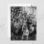 ボクサー・ジャック・ジョンソンとトレーナー、1900年代初頭 ポストカード (正面/裏面)