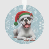 ボクサー・ジングル・オール・ザ・ウェイ・クリスマス オーナメント (裏面)