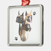 ボクサー・トリオ メタルオーナメント (左)