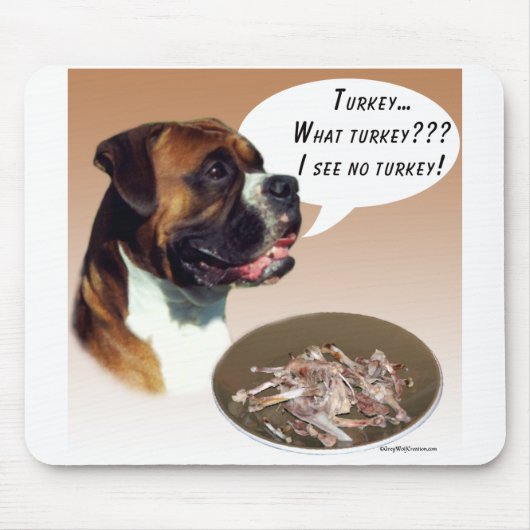 ボクサー・トルコ マウスパッド (正面)