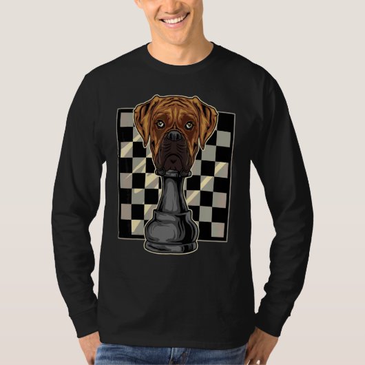 ボクサー・ドッグチェス Tシャツ (正面)