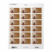 ボクサー・ドッグ・アート ラベル (フルシート)