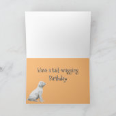 ボクサー・ドッグ・カード – パーソナライズされた誕生日・カード サンキューカード (内部)