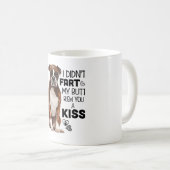 ボクサー・ドッグ・ギフト コーヒーマグカップ (正面右)