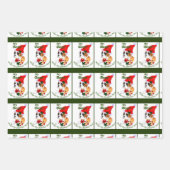 ボクサー・ドッグ・クリスマス ラッピングペーパーシート (正面2)