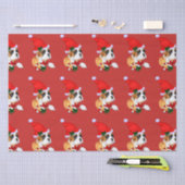 ボクサー・ドッグ・クリスマス 薄葉紙 (クラフト)