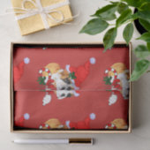 ボクサー・ドッグ・クリスマス 薄葉紙 (ギフト)