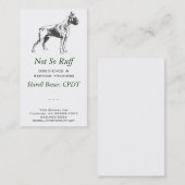 ボクサー・ドッグ・ビジネス 名刺 (正面/裏面)