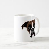 ボクサー・ドッグ・ママ・マグ コーヒーマグカップ (正面右)