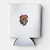 ボクサー・ドッグ・ヴァンパイア・ハロウィーンの衣装 缶クーラー (正面)