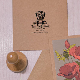 ボクサー・ドッド差出人住所、 ラバースタンプ