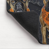 ボクサー・ハロウィン不気味 マウスパッド (コーナー)