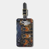 ボクサー・ハロウィン不気味 ラゲッジタグ (正面縦)