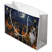 ボクサー・ハロウィン不気味 ラージペーパーバッグ (裏面アングル)