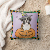 ボクサー・ハロウィーン クッション (ブランケット)